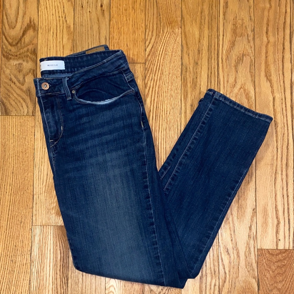 Signature by Levi Strauss Dark Blue Skinny Jeans